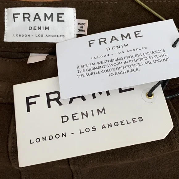 Brand new Frame lamb leather pants - Picture 3 of 6